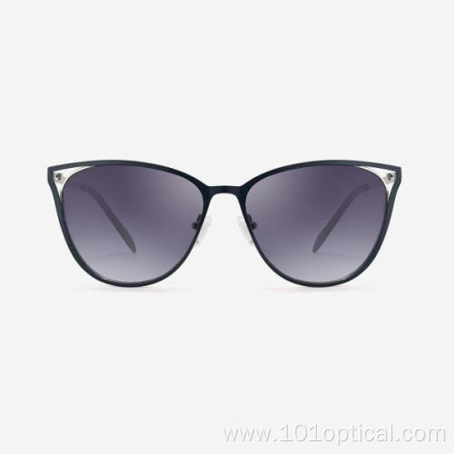 Angular Cat Eye Metal Women's Sunglasses